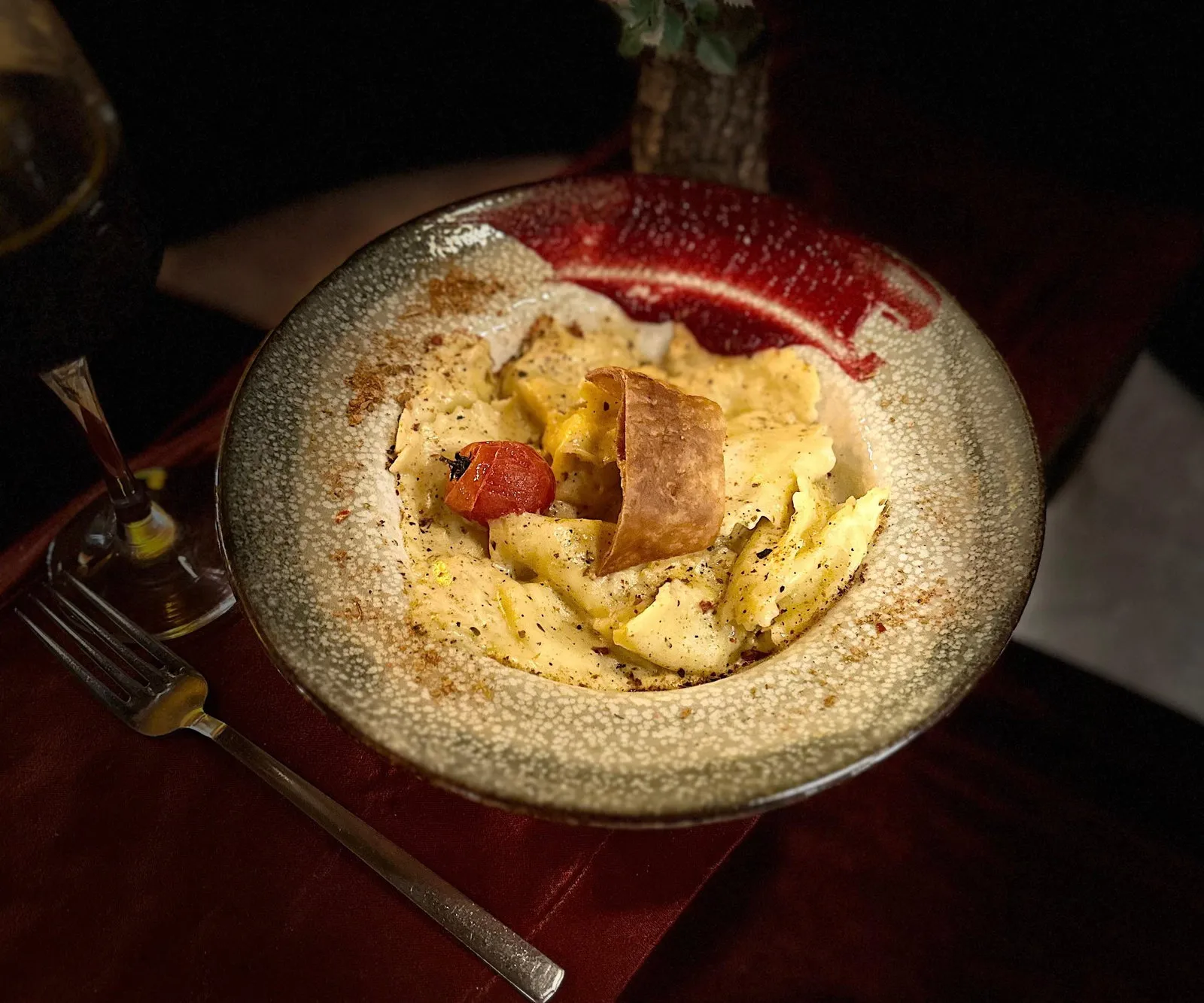 五粒起司餛飩